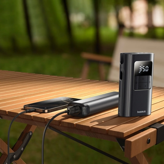 Baseus Kompresor PrimeTrip VA1 6000 mAh 75 W czarny