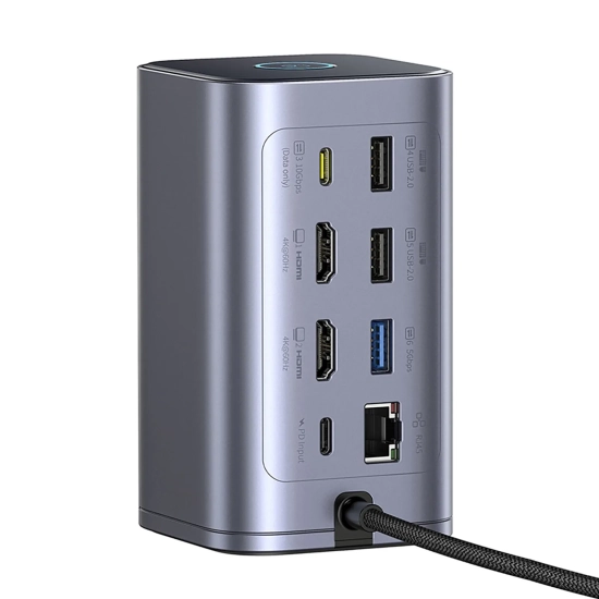 Baseus Stacja dokująca NU1 Air Spacemate 12w1 USB-C