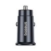 Ładowarka samochodowa USB-C USB-A 30W - czarna