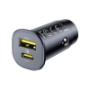 Baseus GoTrip ładowarka samochodowa 30 W USB-C USB-A czarna
