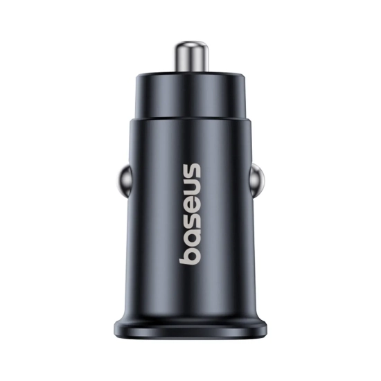 Ładowarka samochodowa USB-C USB-A 30W - czarna