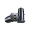 Baseus GoTrip ładowarka samochodowa 30W 2x USB-C czarna — wariant produktu marki Baseus, kolor czarny, moc do 30W.
