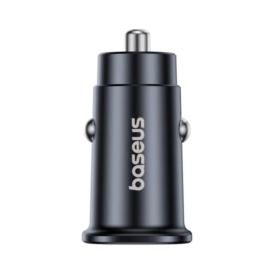 Ładowarka samochodowa 2 x USB-C 30W - czarna