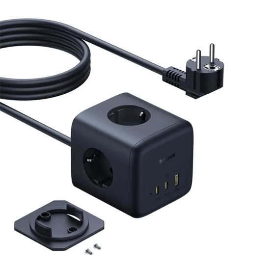 Listwa zasilająca Baseus EnerFill FA11 67W 3x EU USB