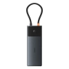 Hub USB-C Baseus Metal Gleam II 10w1 HDMI RJ45 szary