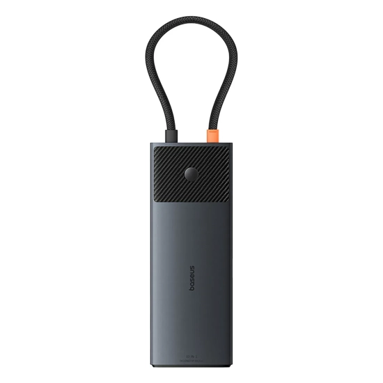 Hub USB-C Baseus Metal Gleam II 10w1 HDMI RJ45 szary