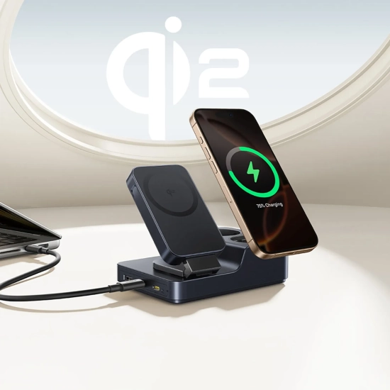 Baseus Listwa zasilająca Nomos ND11 67 W 6w1 2x gniazdo AC
