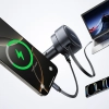 Baseus PrimeTrip VR1 ładowarka samochodowa 60 W zwijany kabel czarna