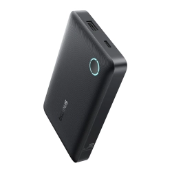 Powerbank 10000mAh 15W EnerFill FP11 z kablem USB-C 20V 3A 30cm - czarny