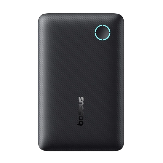 Powerbank 10000mAh 15W EnerFill FP11 z kablem USB-C 20V 3A 30cm - czarny