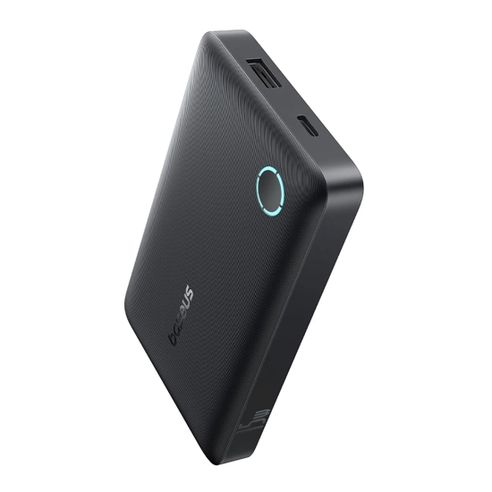 Baseus EnerFill FP11 powerbank 10000mAh 15W czarny — wariant produktu marki Baseus, kolor czarny, pojemność 10000mAh, mo