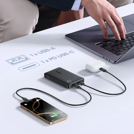 Baseus EnerFill FP11 powerbank 10000 mAh 15 W czarny