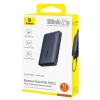 Powerbank 10000mAh 22.5W EnerFill FP21 USB-A USB-C z kablem USB-C - czarny