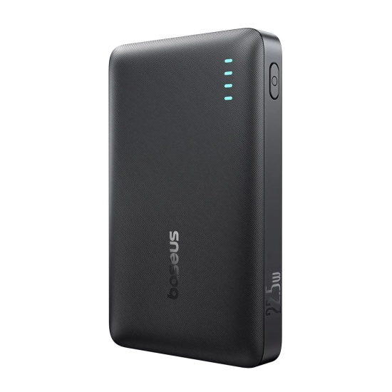Powerbank 10000mAh 22.5W EnerFill FP21 USB-A USB-C z kablem USB-C - czarny