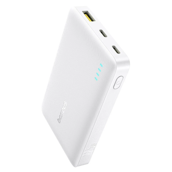 Powerbank 10000mAh 22.5W EnerFill FP21 USB-A USB-C z kablem USB-C - biały