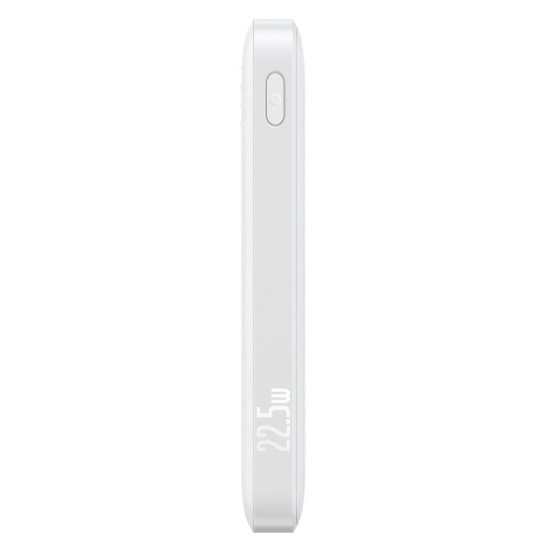 Powerbank 10000mAh 22.5W EnerFill FP21 USB-A USB-C z kablem USB-C - biały