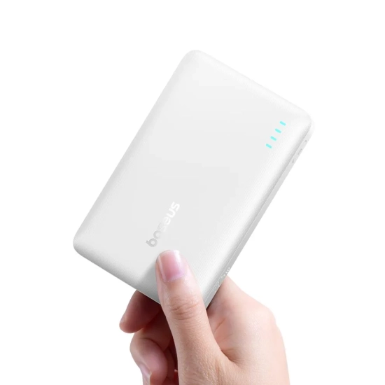 Baseus EnerFill FP21 powerbank 10000mAh 22.5W biały — wariant produktu marki Baseus, kolor biały, pojemność 10000mAh, mo