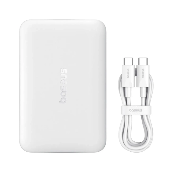 Baseus EnerFill FM11 powerbank 10000 mAh 22.5 W magnetyczny biały