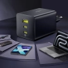 Ładowarka sieciowa USB-A USB-C EnerFill FE11 100W - czarna