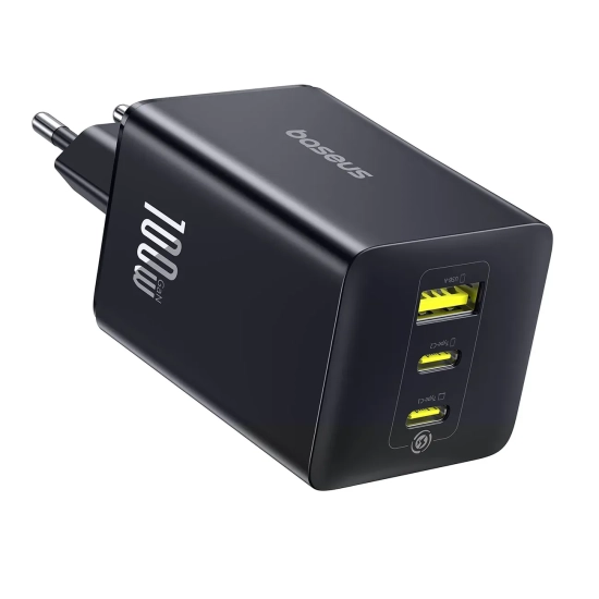 Ładowarka sieciowa USB-A USB-C EnerFill FE11 100W - czarna