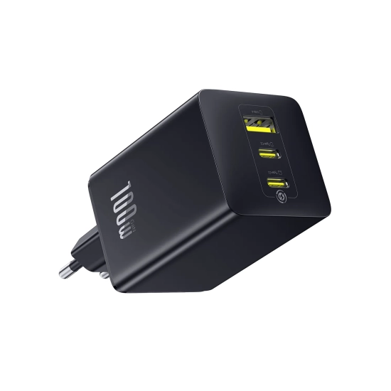Baseus EnerFill FE11 ładowarka sieciowa 100 W 2x USB-C czarna