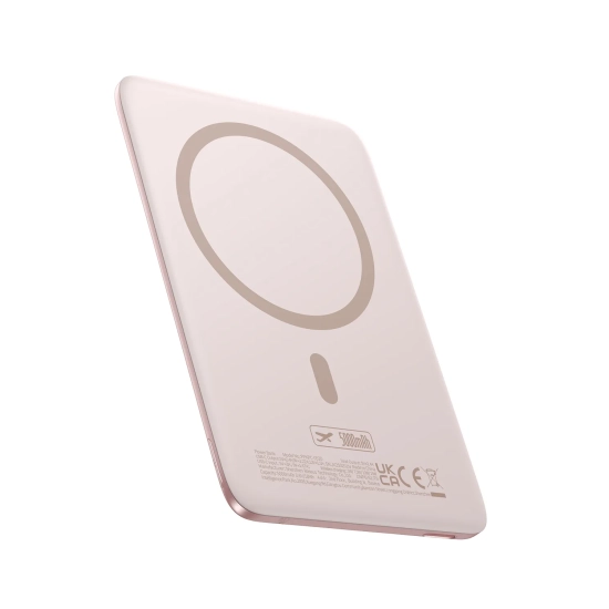 Główne zdjęcie produktu: Powerbank Baseus PicoGo AM41 5000 mAh 20 W MagSafe różowy.