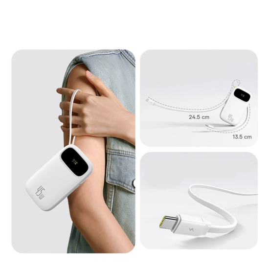 Baseus Powerbank EnerFill FC31 P10082105213-00 20000 mAh 45 W biały