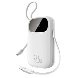 Baseus EnerFill FC31 powerbank 20000mAh 22.5W biały — wariant produktu marki Baseus, kolor biały, pojemność 20000mAh, mo