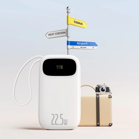 Baseus EnerFill FC31 powerbank 20000 mAh 22.5 W biały
