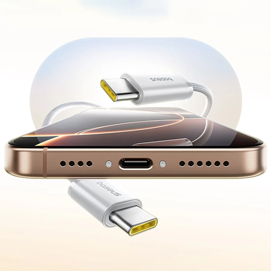 Baseus Dynamic 4 Pro USB-C – USB-C 100 W 1 m biały