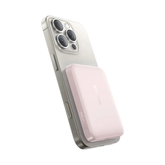 Powerbank indukcyjny 10000mAh 22.5W MagSafe z kablem USB-C 20V/3A 0.3m