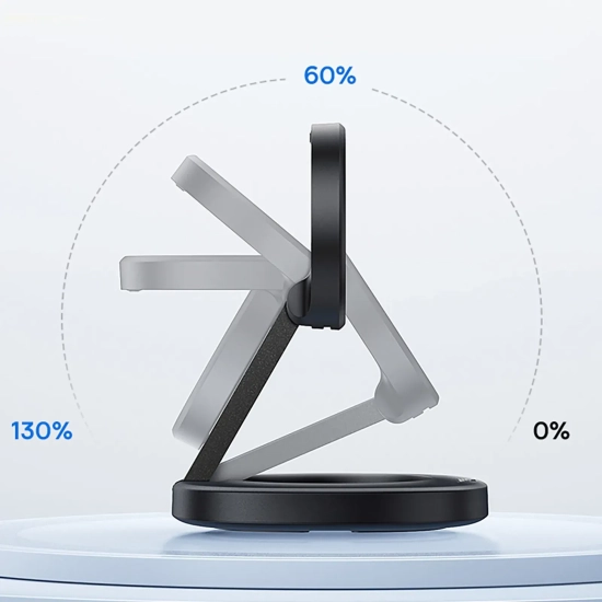 Ładowarka indukcyjna składana 15W z ładowarką sieciową 20W kablem USB-C