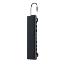 Główne zdjęcie produktu: Stacja dokująca Baseus EliteJoy EH3 12w1 USB-C szara.