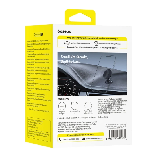 Baseus GoTrip DC1 uchwyt magnetyczny MagSafe czarny
