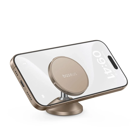Baseus Uchwyt samochodowy GoTrip DC1 MagSafe złoty