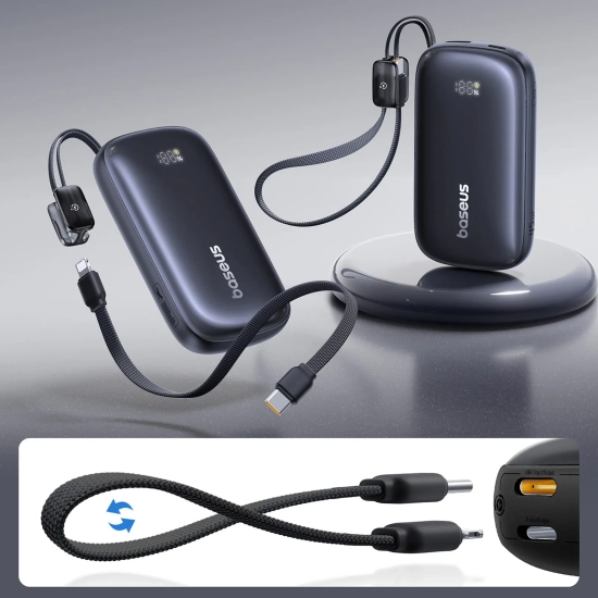 Baseus Powerbank EnerFill FC21 Qpow 3 Ultra 10000 mAh 45 W czarny