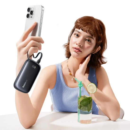 Baseus Powerbank EnerFill FC21 Qpow 3 Ultra 10000 mAh 45 W czarny