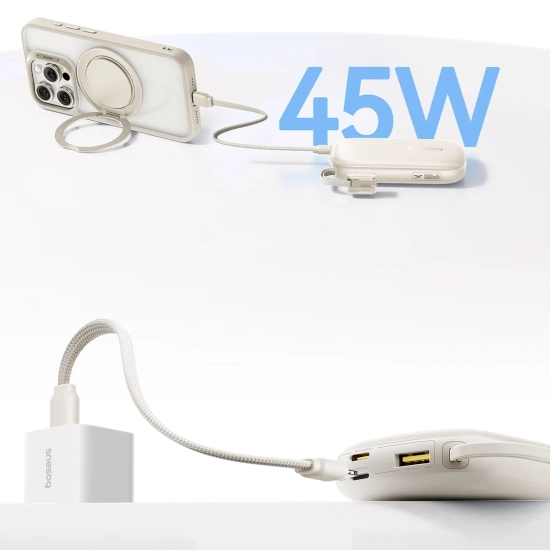 Baseus Powerbank FC21 Qpow 3 Ultra 10000 mAh 45 W Lightning tytanowy