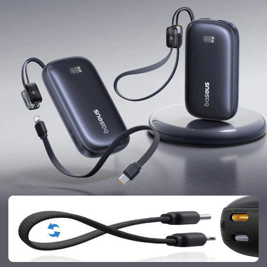Baseus EnerFill FC21 QPow3 Ultra powerbank 10000 mAh 22.5 W czarny