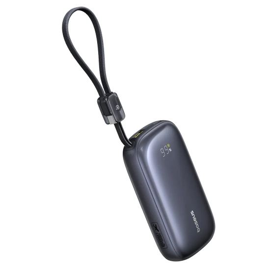 Powerbank 20000mAh 22.5W z wyświetlaczem kablem EnerFill FC21 Qpow 3 Ultra