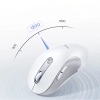 Baseus Mysz Bluetooth F02 ergonomiczna biała
