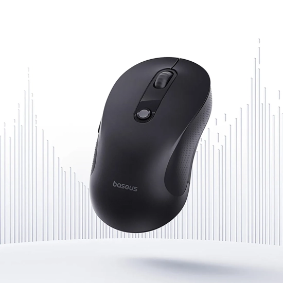 Baseus Mysz Bluetooth F02 ergonomiczna czarna