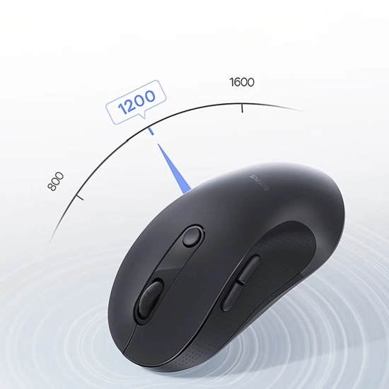 Baseus Mysz Bluetooth F02 ergonomiczna czarna