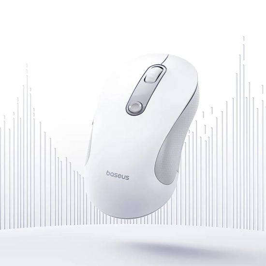 Mysz bezprzewodowa Baseus F02 2,4 GHz biała