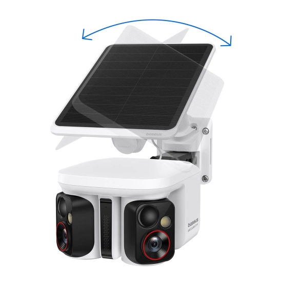 Baseus Security X1 Pro kamera IP 3K solarna biała