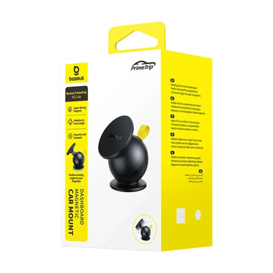 Uchwyt samochodowy magnetyczny do smartfona na deskę PrimeTrip VC1 Air