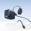 Ładowarka sieciowa USB-C ze zwijanym kablem USB-C EnerCore CJ11 45W