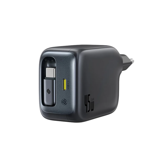 Baseus EnerCore CJ11 ładowarka sieciowa 45 W GaN USB-C czarna