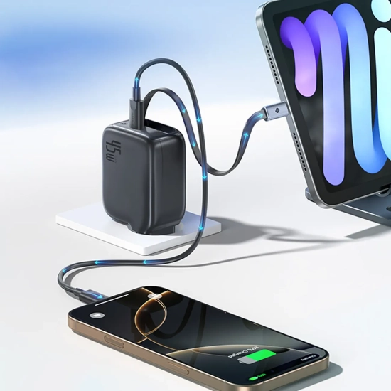 Baseus EnerCore CJ11 ładowarka sieciowa 45 W GaN USB-C czarna