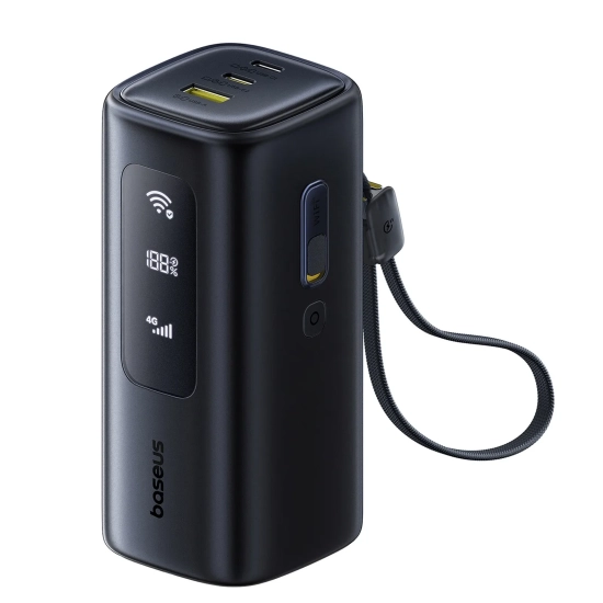 Baseus powerbank 20000 mAh 67 W czarny
